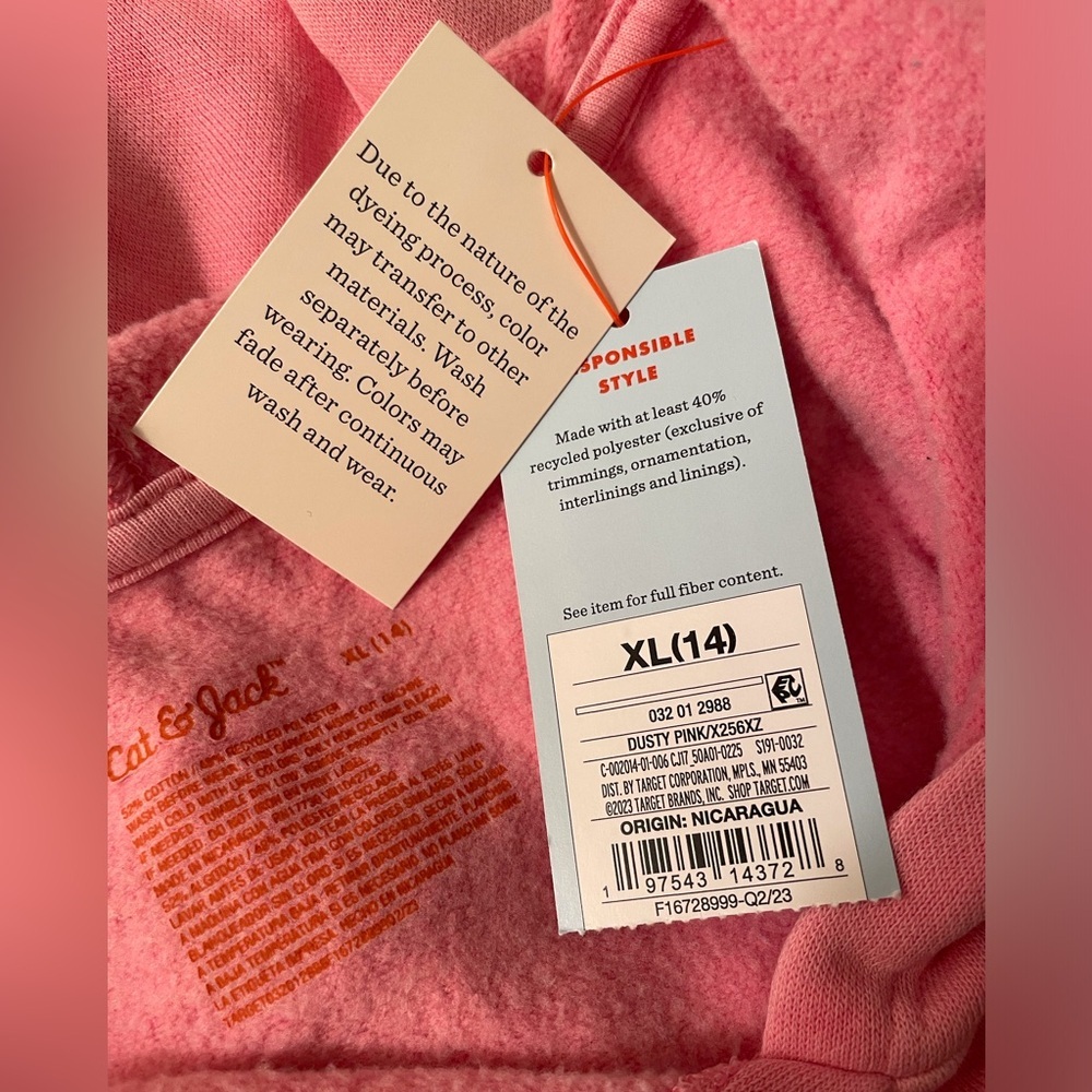 Cat & Jack Hoodie and Legging Set Size XL 14 - Picture 4 of 14
